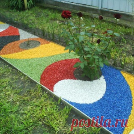 Декоративная отсыпка для сада - и красиво и полезно!