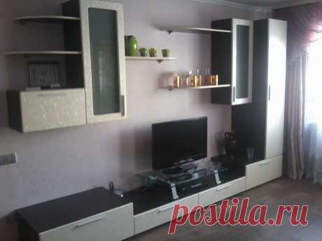 Гостиная (ДСП венге темное фасады МДФ)