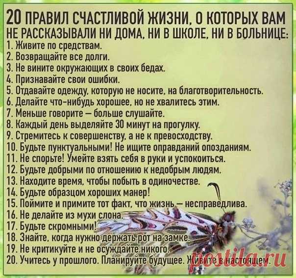 Следуйте этим прocтым coветам 
Что бы вы добавили?