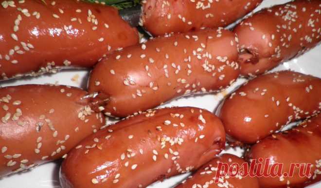 Шашлычок из шпикачиков