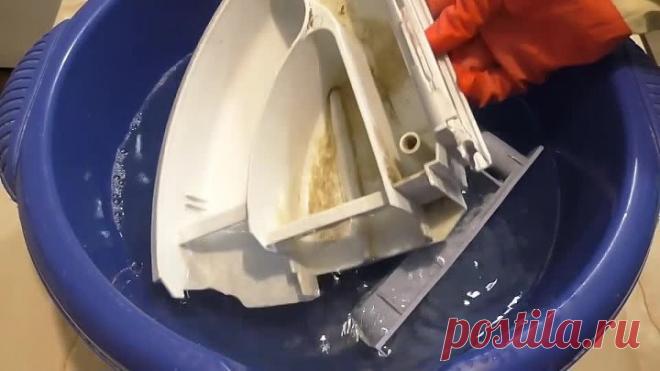 КАК ПОЧИСТИТЬ ЛОТОК СТИРАЛЬНОЙ МАШИНЫ