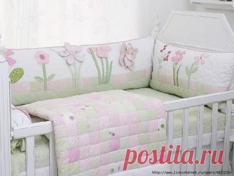 Шьем бортик-бампер в кроватку малыша (мастер-класс и идеи) &amp;raquo; Женский Мир