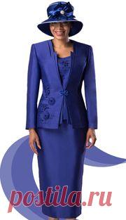 Fashions By Kim-Style : G1003-RO Sizes : 10 12 14 16 18 14W 16W 18W 20W 22W 24W Colors : Royal, White ( 3pc Silk Look Mia Church Suit ) Regular Price : $186 Our Price : $136