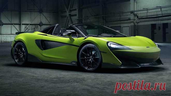 новый родстер McLaren 600LT Spider 2019-2020 года - цена, фото, технические характеристики, авто новинки 2018-2019 года