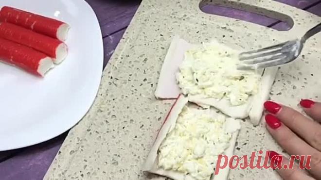 Крабовая закуска за 5 минут