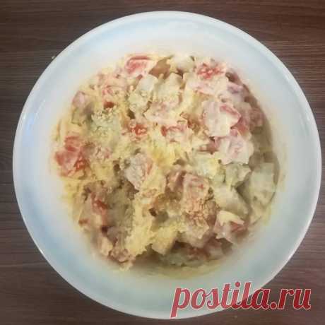 «Наргиз» - вкусный, необычный салат за несколько минут (без мяса) - Кулинарный блог Салат «Наргиз» понравится любителям необычных, но простых в приготовлении салатиков. Однажды я заказала его в кафе и просто влюбилась в этот вкус. Теперь часто готовлю «Наргиз» дома. На...