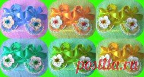 пинетки сланцы-крючком