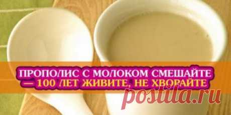 Прополис с молоком смешайте — 100 лет живите, не хворайте | Полезные советы