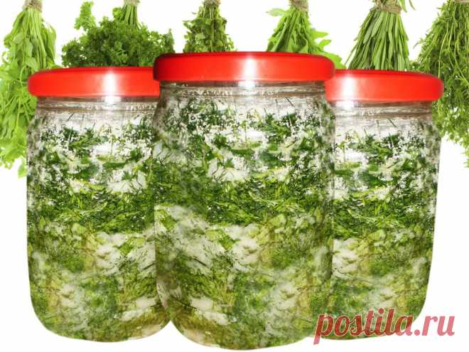 Пряная смесь из морковной ботвы и чеснока рецепт с фото - 1000.menu