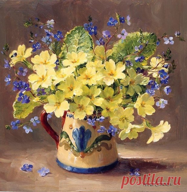 художник Anne Cotterill - Мои мысли и чувства