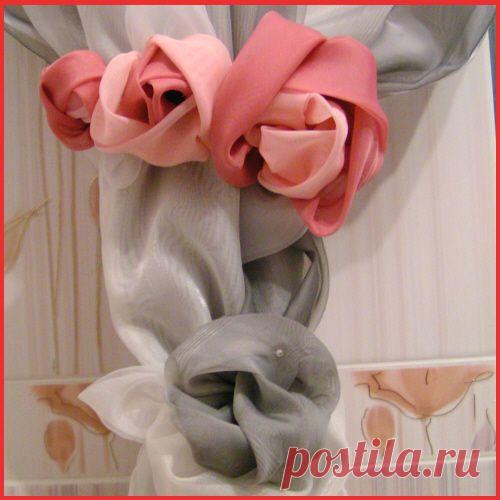 Видео мастер класс. Розы из ткани | Женский журнал LadyCamilla – консультация стилиста, секреты красоты и стиля, мир удивительного и прекрасного.