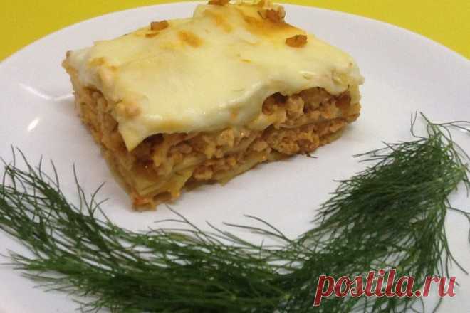 Рецепт лазаньи с куриным фаршем