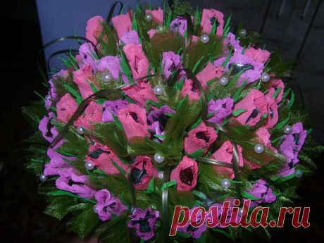 63 бутона с конфетами &quot;Марсианка&quot;