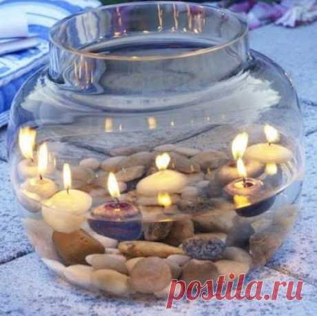 Декор из камней.