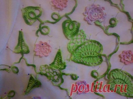 Создаем кардиган в технике ирландского кружева с применением муляжной методики