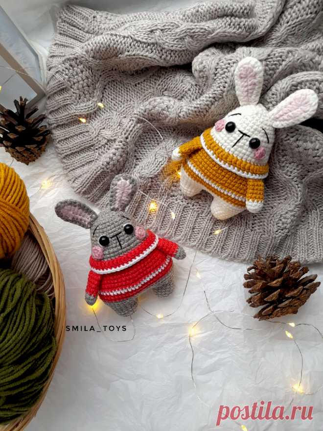 PDF Мини Зайка крючком. FREE crochet pattern; Аmigurumi animal patterns. Амигуруми схемы и описания на русском. Вязаные игрушки и поделки своими руками #amimore - заяц, маленький зайчик, кролик, зайчонок, зайка, крольчонок.