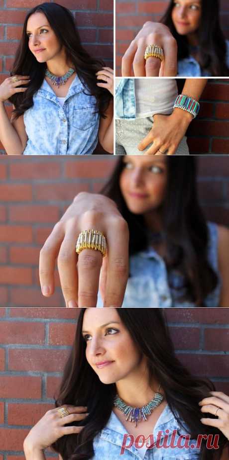 Украшения из бисера и булавок (DIY) / Аксессуары (не украшения) / Модный сайт о стильной переделке одежды и интерьера