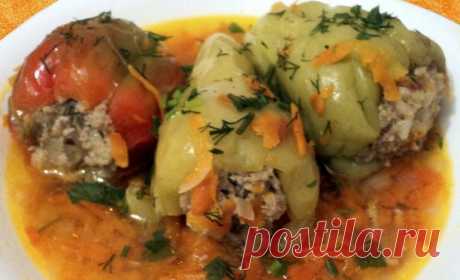 Перец фаршированный. 2 очень вкусных рецепта фаршированного перца с мясом и рисом и 2 видео | Хитрости жизни