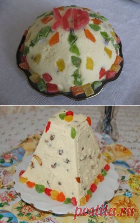 Пасха творожная варёная : Куличи, пасхи/
2 литра молока 6% 
500 г сметаны 20% 
5 крупных яиц 
200 г 82% сладкосливочного масла комнатной температуры 
250 г сахара 
цедра 1 лимона -мелко натереть 
горсть изюма 
горсть цукатов 
орехи по вкусу 
ванилин на кончике ножа (или ванильный сахар-1 пакетик 10 г)