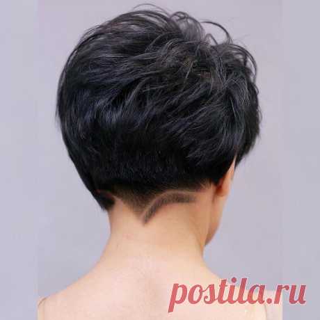 20 шикарных стрижек на короткие волосы для дам 40-50 лет: вид сзади