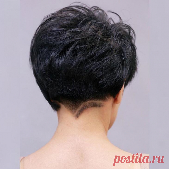 20 шикарных стрижек на короткие волосы для дам 40-50 лет: вид сзади