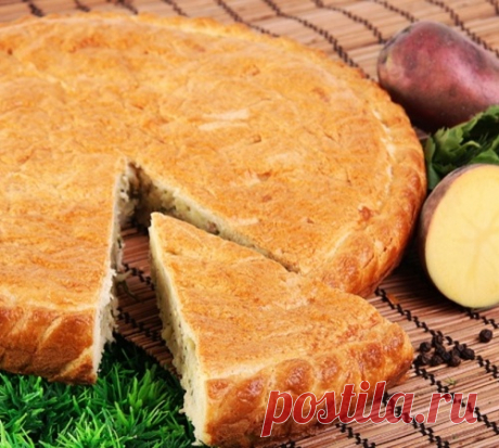 Быстрый Пирог с картошкой и фаршем!!!вкусно и сытно