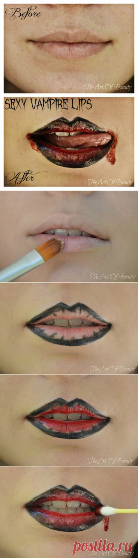 The Art Of Beauty: Sexy Vampire Lips