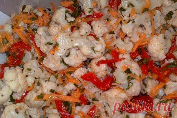Цветная капуста «по-корейски». Обалденно вкусно Читать далее...