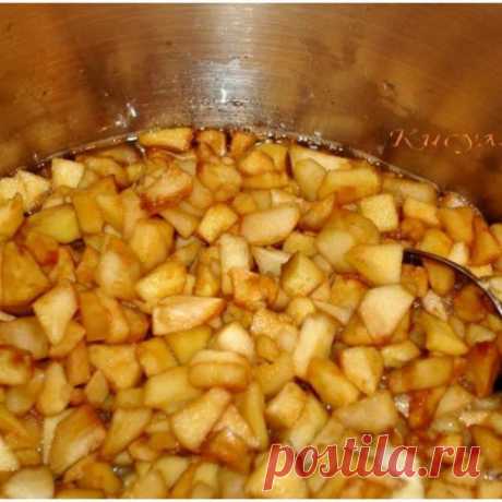Заготовка из яблок для пирога