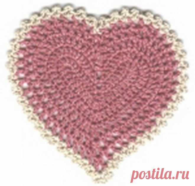 Сердце - подставка под горячую чашку