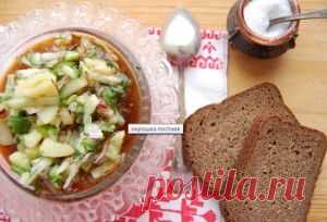 Окрошка постная