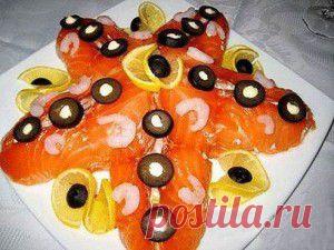 Салат "Морская звезда"