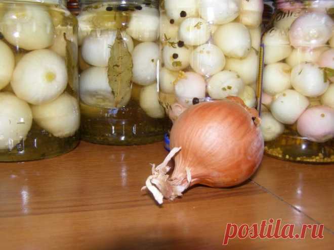 Консервированный лук Удобнее подать готовый лук под мясо или шашлык, добавить такой лук в салат, придать пикантный вкус мясному или овощному рагу. Консервированный лук можно использовать и при приготовлении горячих и холодных бутербродов.Ингредиенты: лук репчатый — 2,5 кг вода — 0,7 л сахар...