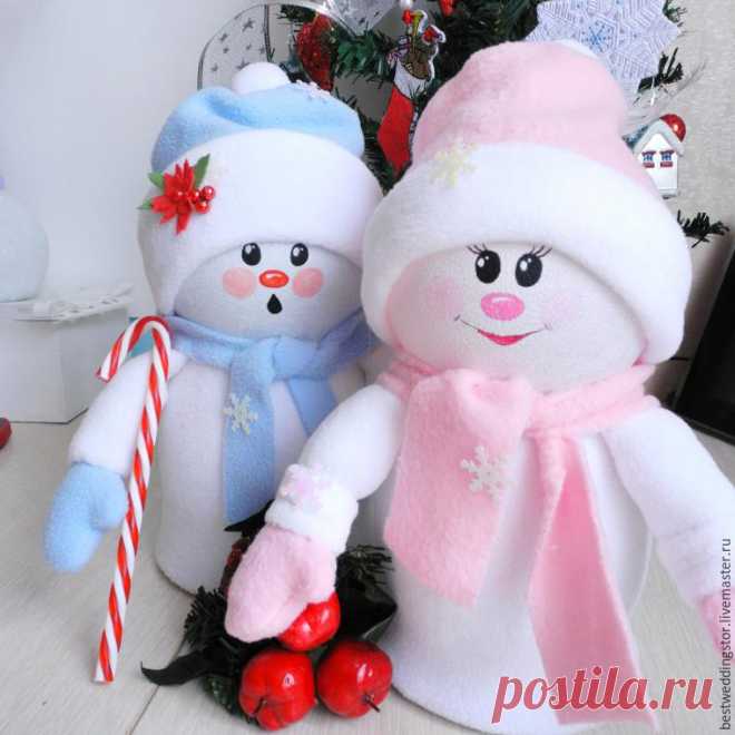 Делаем забавные игрушки СНЕЖКА и СНЕЖОК из пластиковых бутылок. - запись пользователя надежда николаевна (Надежда) в сообществе Новый год в категории новогодние подарки,поделки и костюмы