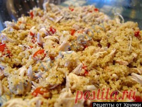 Кус-кус с овощами и курицей
