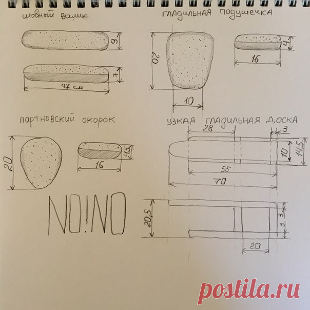 Приспособления для влажно-тепловой обработки (утюжки, глажки или ВТО)