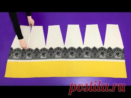 Как это может быть так просто ⭐ Вам понравится шитье этой юбки