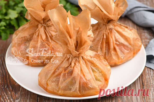 Мешочки с курицей и овощами (просто готовить, вкусно и красиво) | Совет да Еда | Яндекс Дзен