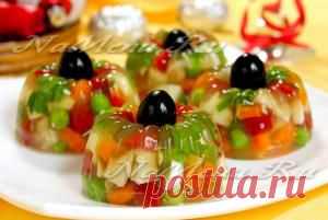 Заливное из курицы