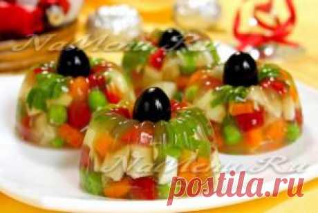 Заливное из курицы