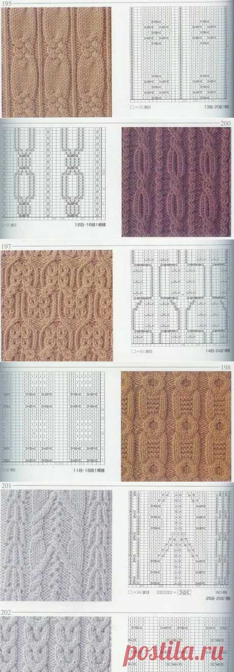 Узоры спицами. Схемы - Узоры - Вязание спицами. - Каталог файлов - Хобби.