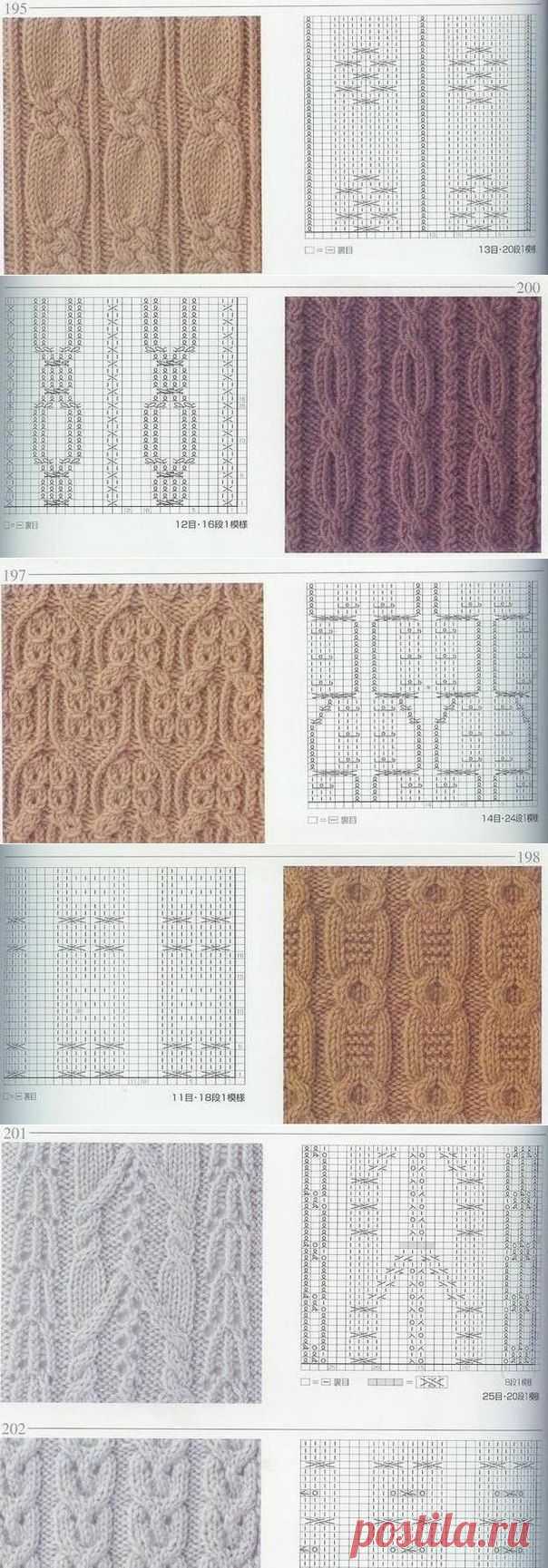 Узоры спицами. Схемы - Узоры - Вязание спицами. - Каталог файлов - Хобби.