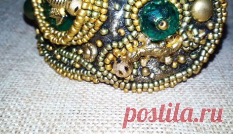 Зелёный агат, бисер и хрусталь, натуральная кожа... Без комментариев - шикарно!