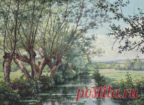 Французский художник Рене Шарль Эдмон Хис (Rene Charles Edmond His 1877 – 1955).