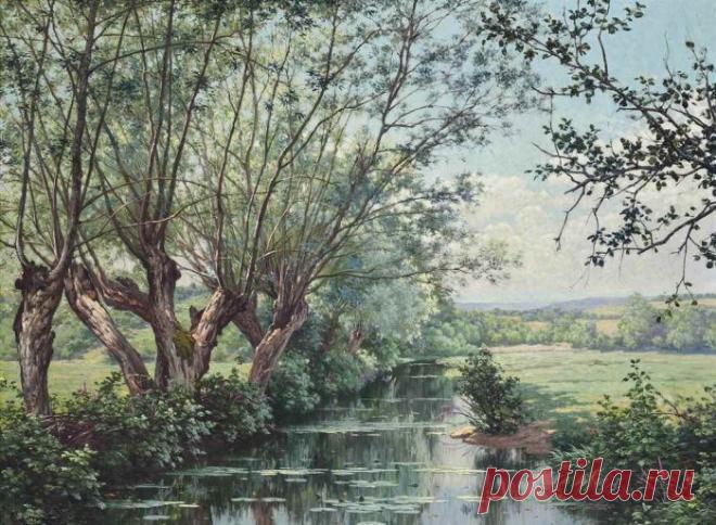 Французский художник Рене Шарль Эдмон Хис (Rene Charles Edmond His 1877 – 1955).