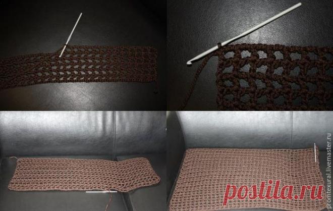 Вяжем крючком овальный коврик в детскую комнату / Вязание крючком / Вязаные крючком аксессуары