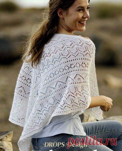 Треугольная шаль «Воздушное блаженство»