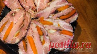 Буженина. Мясная закуска. Очень вкусно! Что такое буженина точно не знает никто. Но, все уверены, что это замечательная мясная закуска. И да, это, действительно, очень вкусно!Готовится буженина из свинины. А, бывает, что из говядины, из бар...