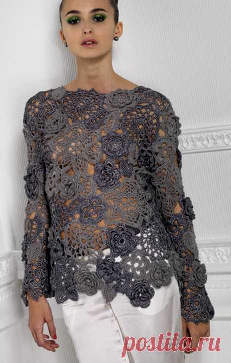 ergahandmade: Crochet Blousa + Diagrams