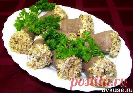Рулетики из языка - Простые рецепты Овкусе.ру